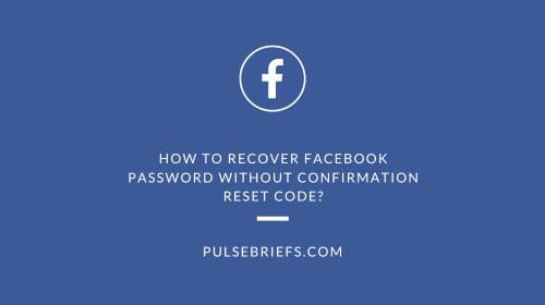 How To Recover Facebook Password Without Confirmation Reset Code